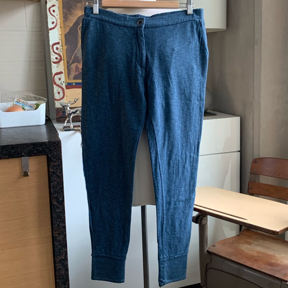 Circle of Trust Blue Slim Sweatpants Soft Knit M